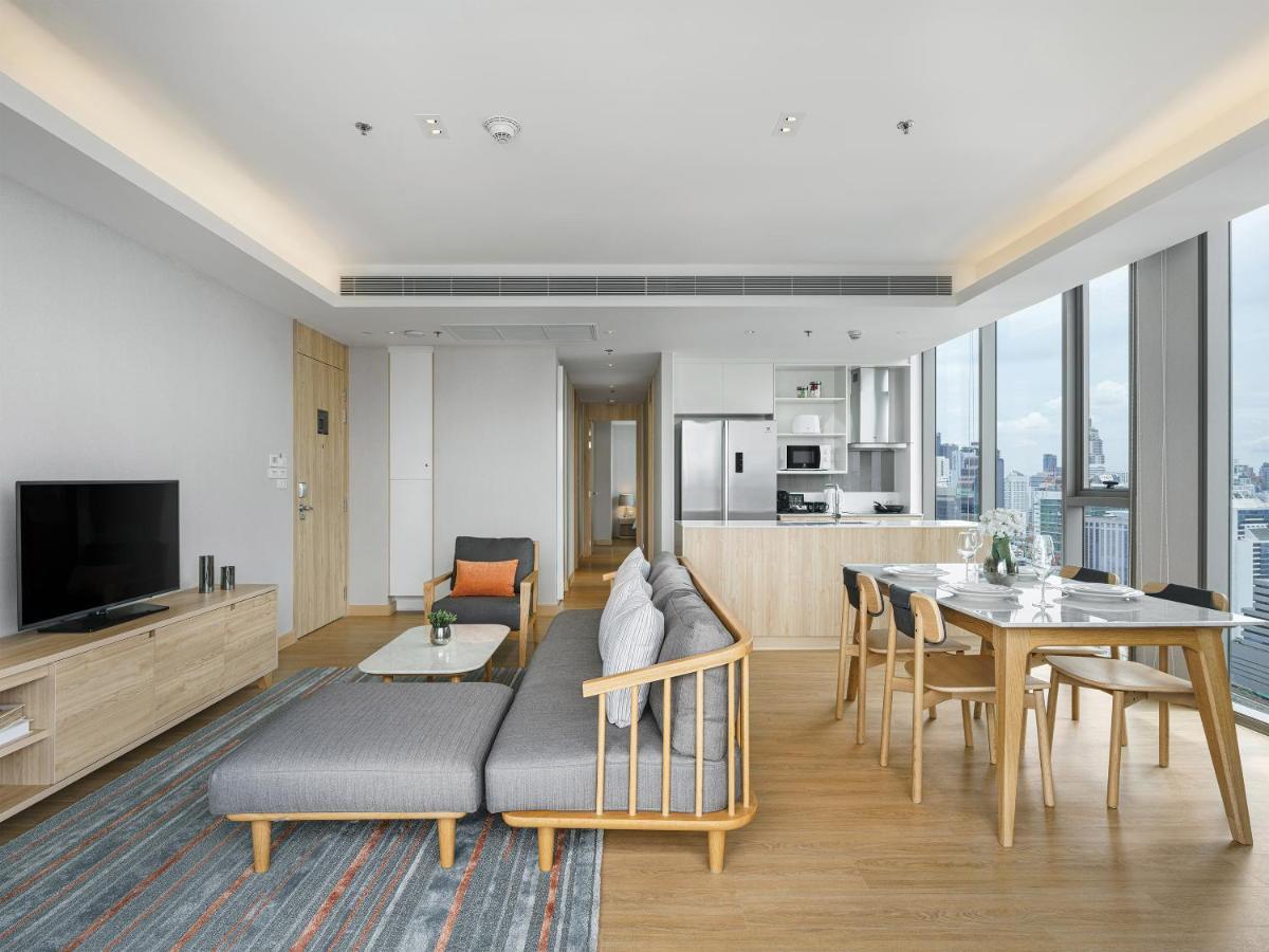 曼谷橡树套房酒店【Sha+】 外观 照片 A three-bedroom suite at U Sathorn